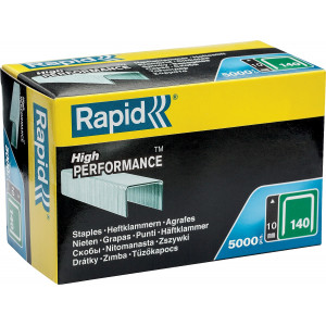 RAPID 10 мм широкие скобы, супертвердые, профессиональные тип 140 (G / 11 / 57), 5000 шт