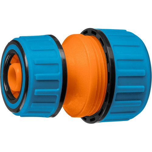 GRINDA PROLine TM-X, 1/2″ x 3/4″, переходная, муфта ремонтная, для шланга, из ударопрочного пластика с TPR