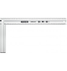 STAYER HERCULES 400 мм жесткий столярный угольник с усиленным алюминиевым полотном