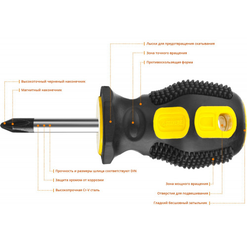 STAYER MAXFIX PH1x38 отвертка