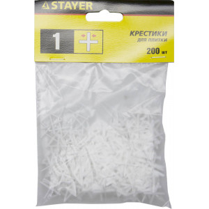 STAYER 1мм крестики для плитки, 200шт