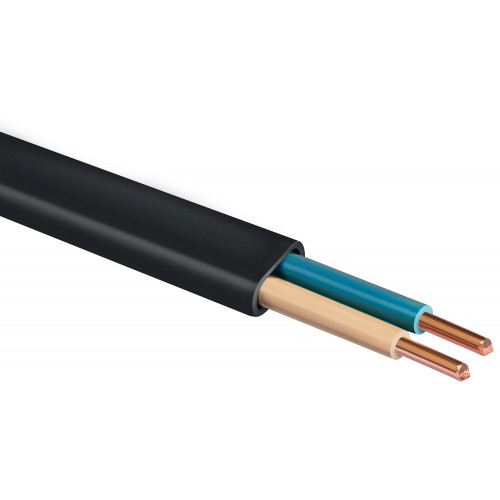 ЗУБР ВВГ-Пнг(А)-LS 2x2.5 mm2 кабель силовой 50 м, ГОСТ 31996-2012