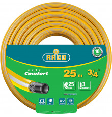 Поливочный шланг RACO COMFORT 3/4″ 25 м 25 атм трёхслойный армированный