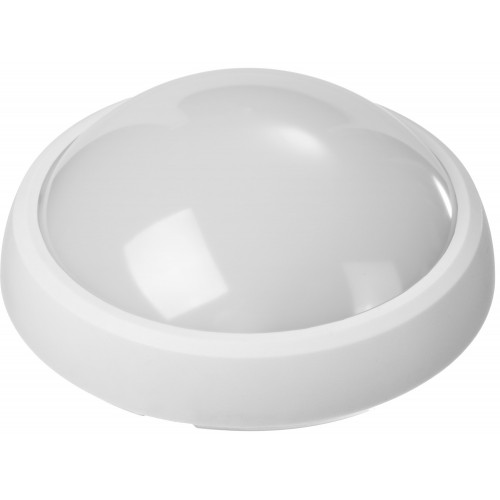 Светильник STAYER ″PROFI″ PROLight светодиодный, влагозащищенный IP65, пластиковый корпус, PC, влагозащищенный, круг, белый, 4000К, 7(60Вт)