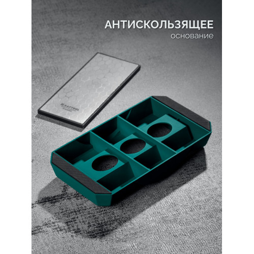KRAFTOOL DIAMOND DOUBLE Р400/1000, пластина алмазная заточная двухсторонняя (35711-400-1000)