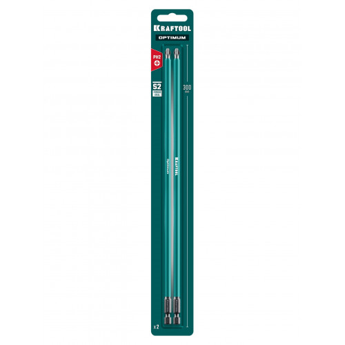 KRAFTOOL OPTIMUM PH 2, 300 мм, 2 шт, биты (26122-2-300-2)