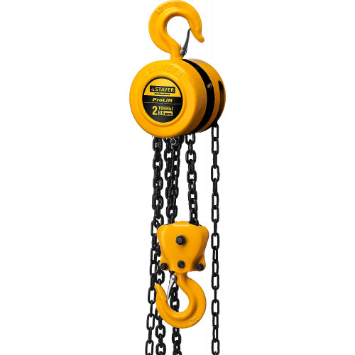 Таль цепная ″PROLift″ шестеренная, STAYER Profi 4308-2, 2т / 2,5м